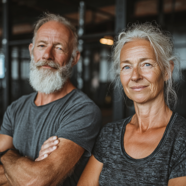 Групове заняття фітнесом для літніх